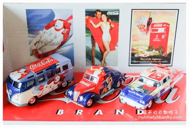 Johnny Lighting Coca-Cola Poster Car Collection
