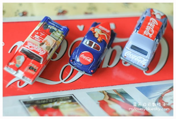 Johnny Lighting Coca-Cola Poster Car Collection