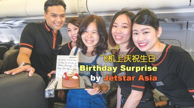 Birthday Surprise by Jetstar Asia