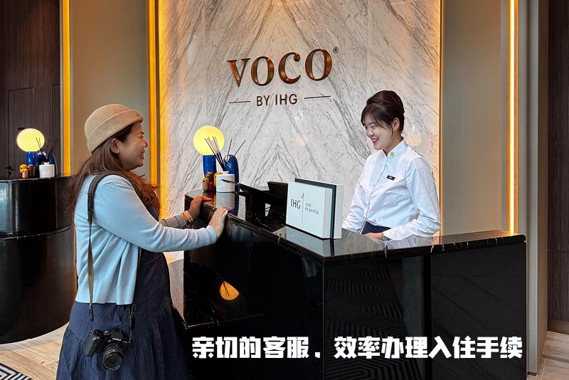 friendly service by front desk 
